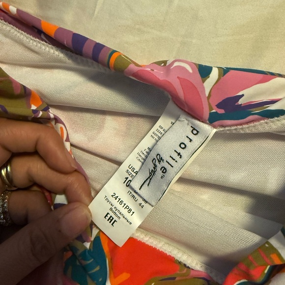 Profile by Gottex Floral High-Waisted Bikini Bottom - Picture 4 of 4